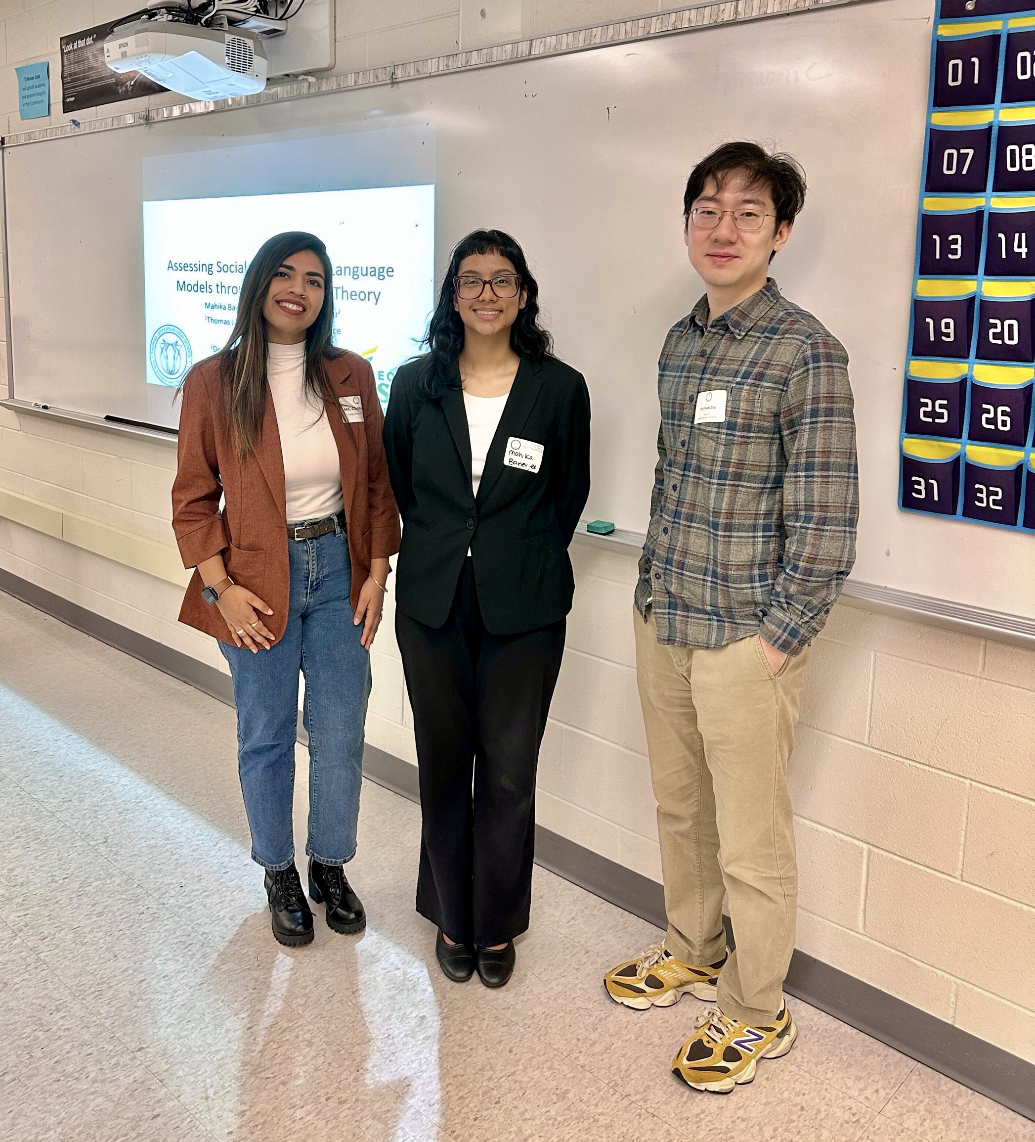 Chahat Raj at Thomas Jefferson High School, Virginia